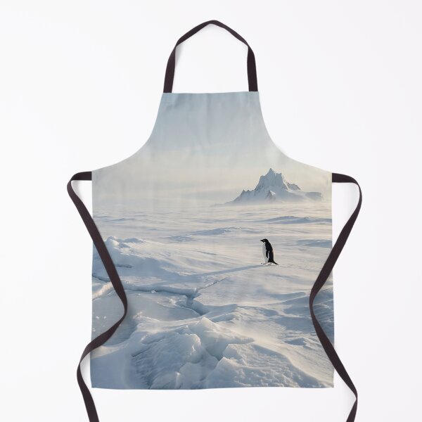 Item preview, The Long Walk – Penguin Toward the Ice Peak designed and sold by Glitchart66.