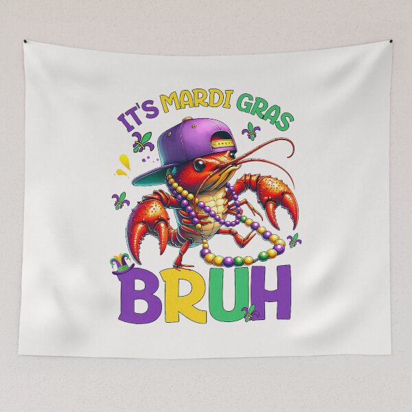 Item preview, its Mardi Gras Bruh Crayfish Dab Fat Tuesday Boys Girls 67 Kids bruh designed and sold by ArleneRowe.