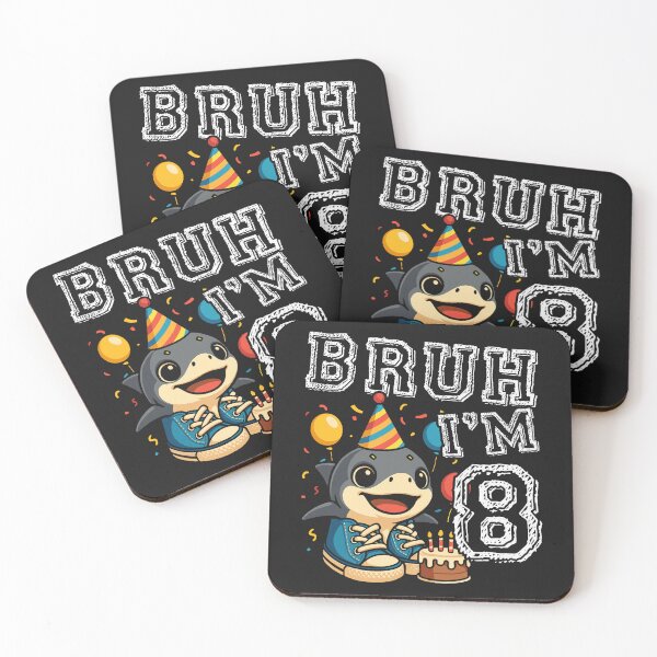 Item preview, Italian Brainrot Bruh I'm 8 Age 8th Kids Boys Girls  designed and sold by ArleneRowe.