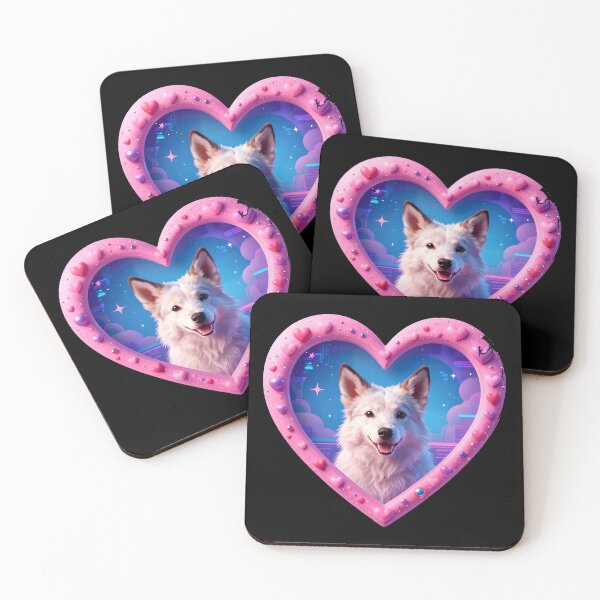 Item preview, Valentine Husky Dog designed and sold by AnimalAirtistry.