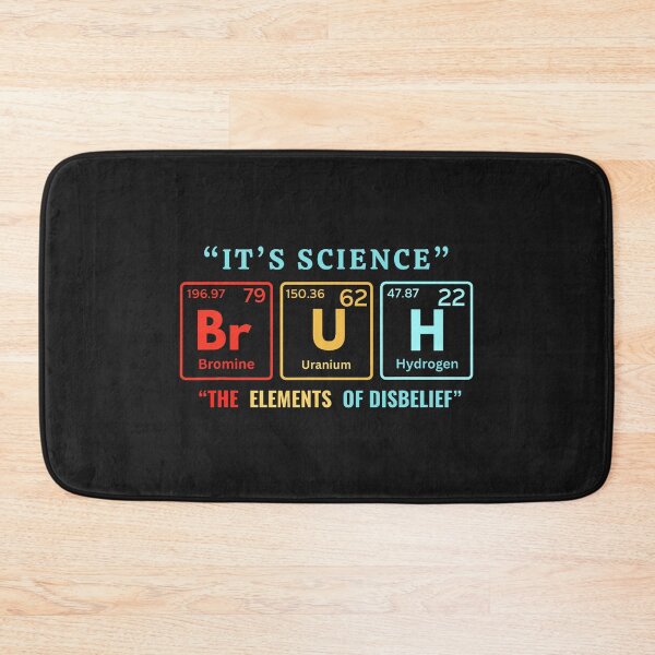 Item preview, It's Science Bruh Periodic Table of Elements Meme Nerdy Bro  designed and sold by ArleneRowe.