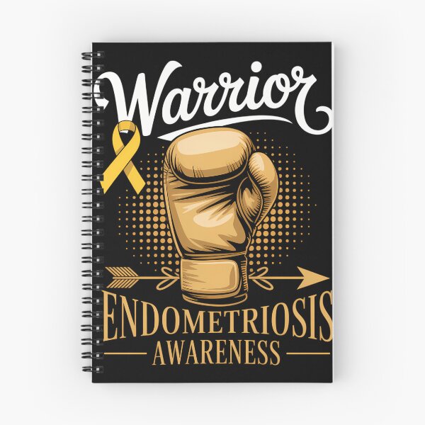 Item preview, Endometriosis Awareness Yellow Ribbon Boxing Gloves Warrior designed and sold by comptorasunfia.
