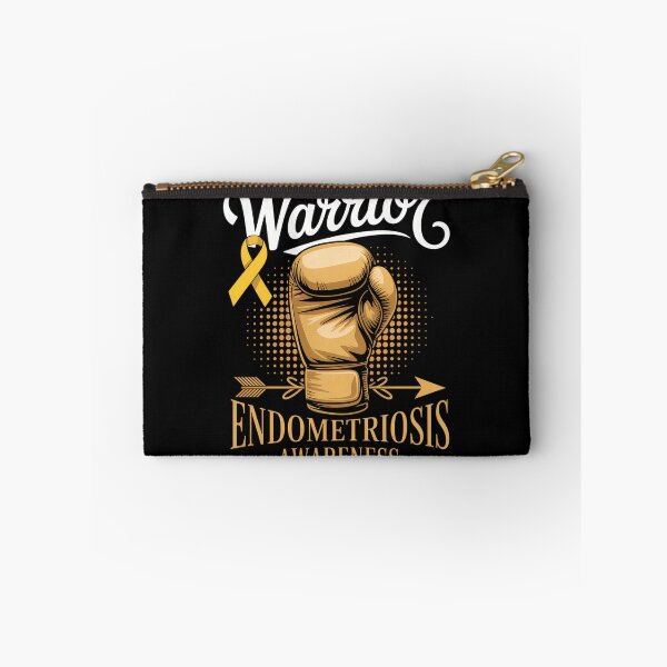 Item preview, Endometriosis Awareness Yellow Ribbon Boxing Gloves Warrior designed and sold by comptorasunfia.