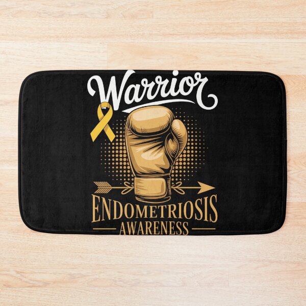 Item preview, Endometriosis Awareness Yellow Ribbon Boxing Gloves Warrior designed and sold by comptorasunfia.