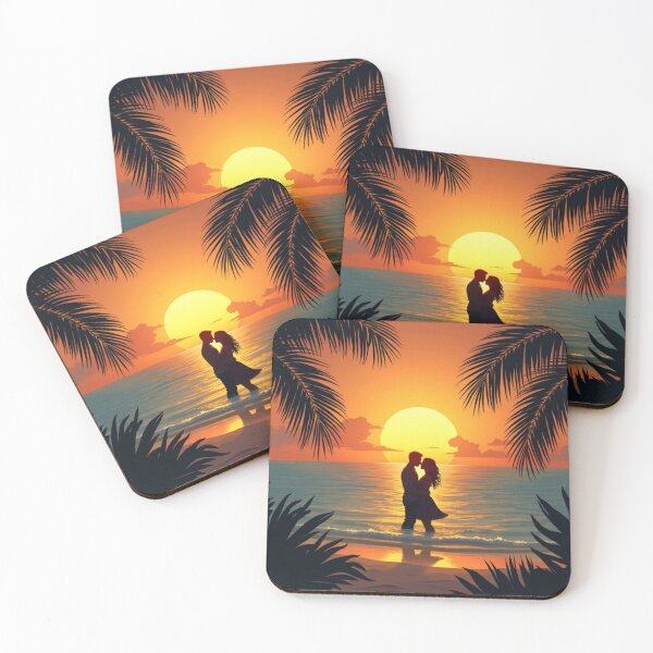 Item preview, Romantic Sunset Embrace designed and sold by Pulse Of Africa.