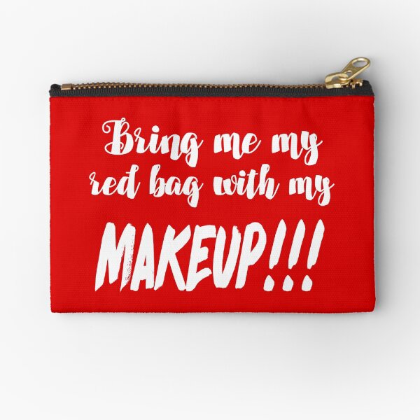 Anfisa Quotes 90 Day Fiance Tribute Art - Red Makeup Bag Zipper Pouch
