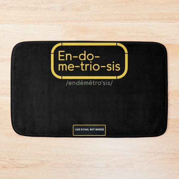 Item preview, Endometriosis Awareness Yellow Ribbon Uterus Endometrium designed and sold by sterabamineh.
