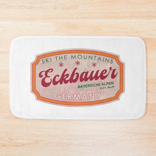 Artikelvorschau, Eckbauer, Deutschland, Bayerische Alpen, Ski, strukturiertes Skiabzeichen entworfen und verkauft von Wanderful-roads.