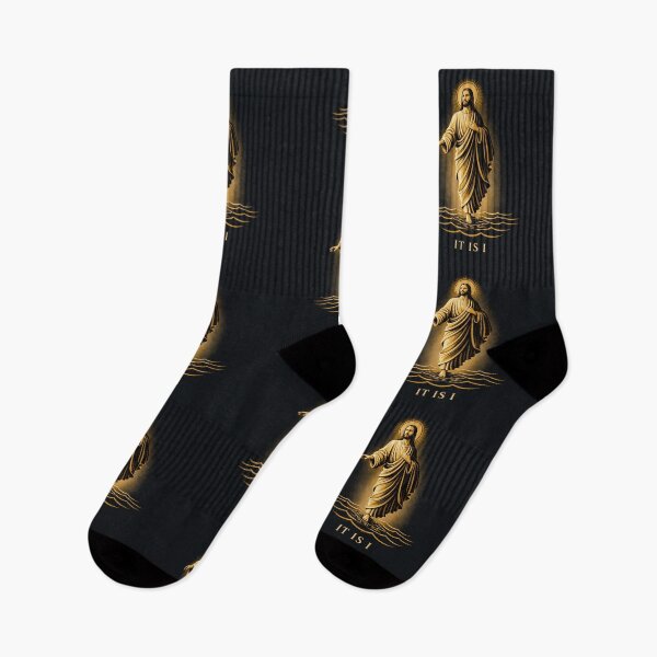 Item preview, It Is I — Walking on the Water (Sanctum Icons Gold Edition) designed and sold by Sanctum Icons.