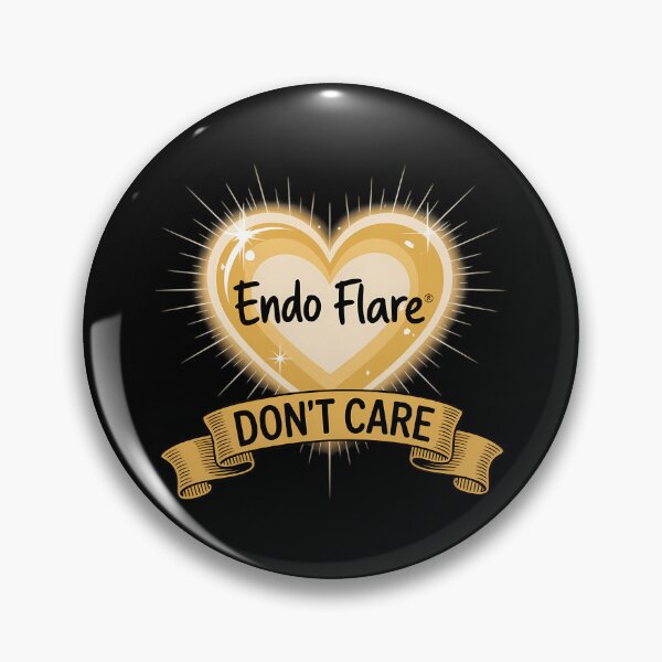 Item preview, Endometriosis Awareness Yellow Ribbon Warrior Heart designed and sold by sterabamineh.