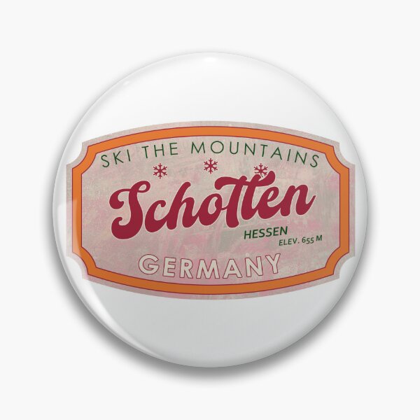 Artikelvorschau, Schotten, Deutschland, Hessen, Ski, strukturiertes Skiabzeichen entworfen und verkauft von Wanderful-roads.