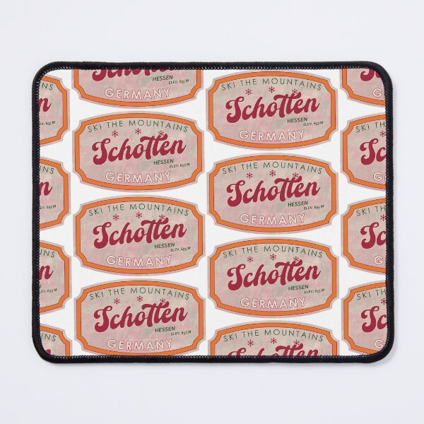 Item preview, Schotten, Germany, Hessen, Ski, textured skiing badge designed and sold by Wanderful-roads.