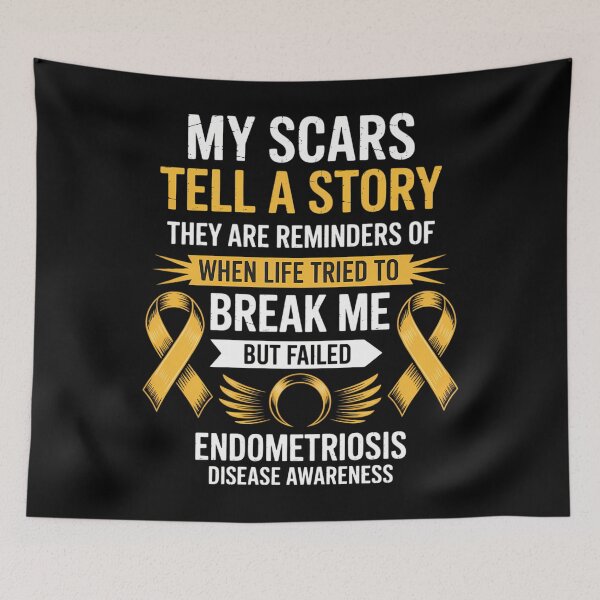 Item preview, Endometriosis Disease Awareness Survivor Ribbon designed and sold by sterabamineh.