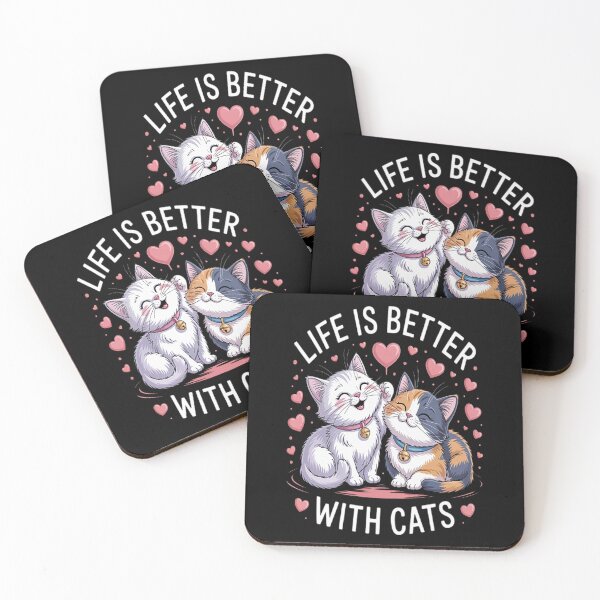 Item preview, Blissful Whiskers Life Is Better With Cats designed and sold by SignaturalGen.