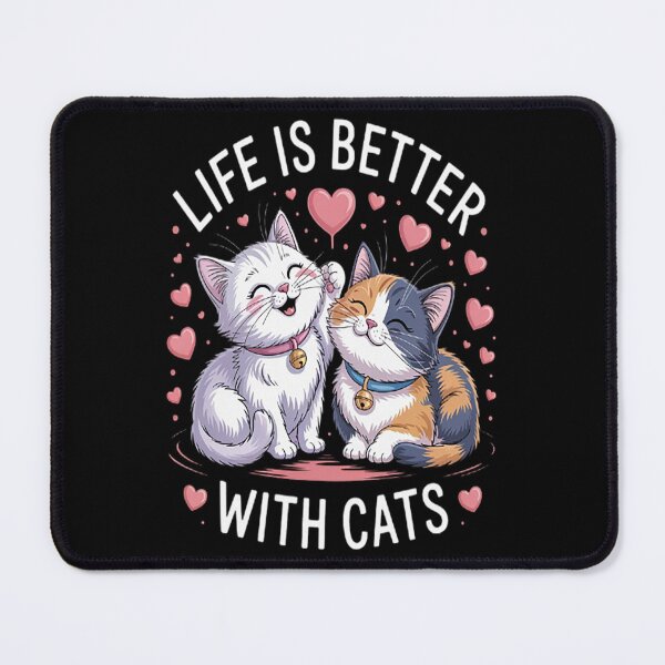 Item preview, Blissful Whiskers Life Is Better With Cats designed and sold by SignaturalGen.