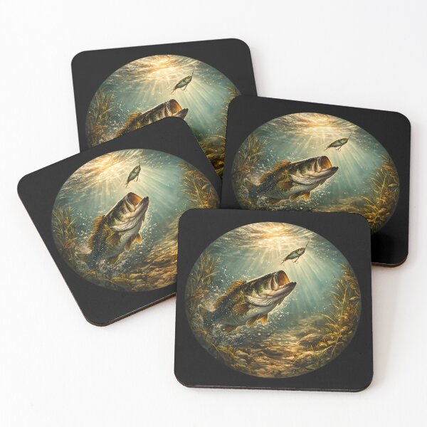 Item preview, Bass Fishing Moment – Below the Surface designed and sold by PioguArtFish.