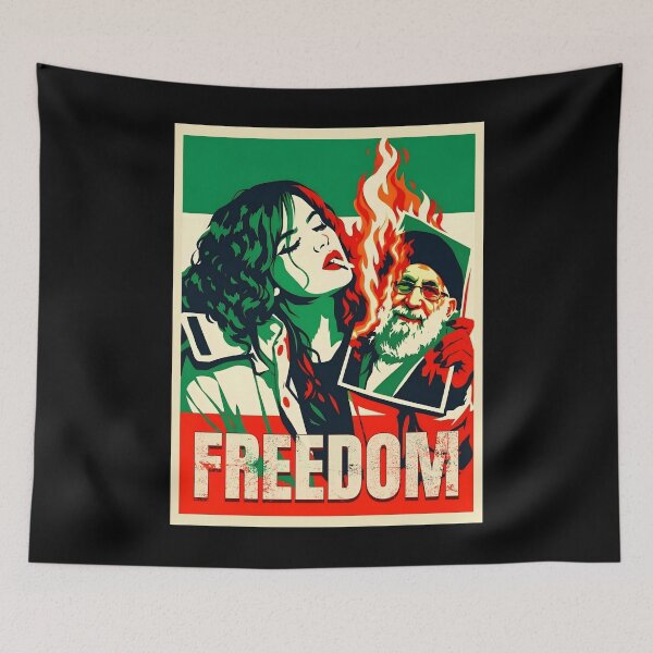 Item preview, FREEDOM IRAN PROTEST designed and sold by ProgressiveMob.