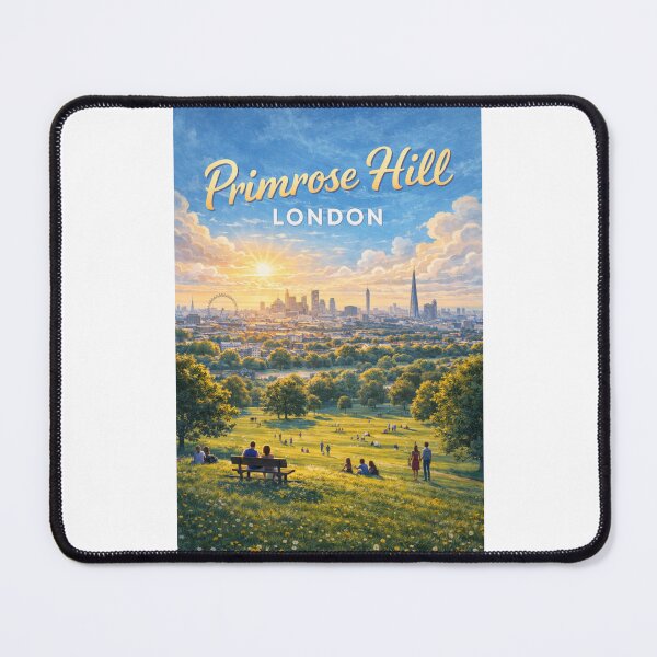 Item preview, Primrose Hill View of London Skyline with The Shard and London Eye designed and sold by Places On Earth.