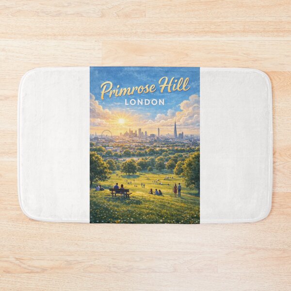 Item preview, Primrose Hill View of London Skyline with The Shard and London Eye designed and sold by Places On Earth.