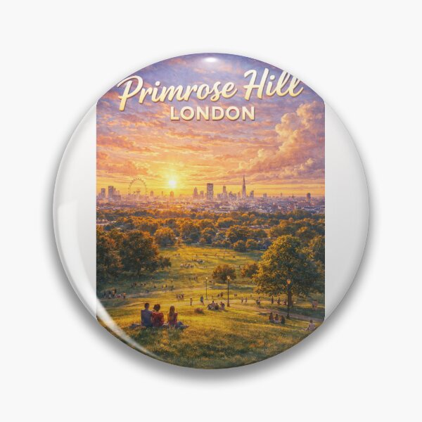 Item preview, Primrose Hill Sunset View Over London Skyline from Regent’s Park designed and sold by Places On Earth.