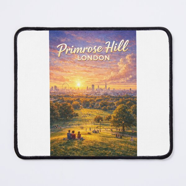 Item preview, Primrose Hill Sunset View Over London Skyline from Regent’s Park designed and sold by Places On Earth.