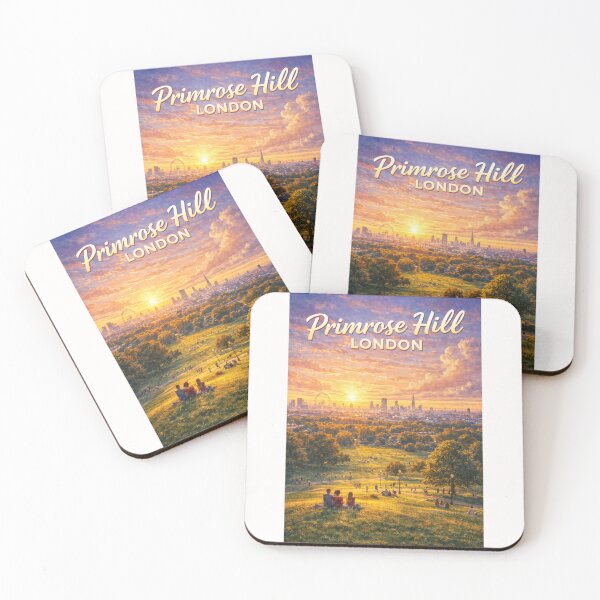 Item preview, Primrose Hill Sunset View Over London Skyline from Regent’s Park designed and sold by Places On Earth.