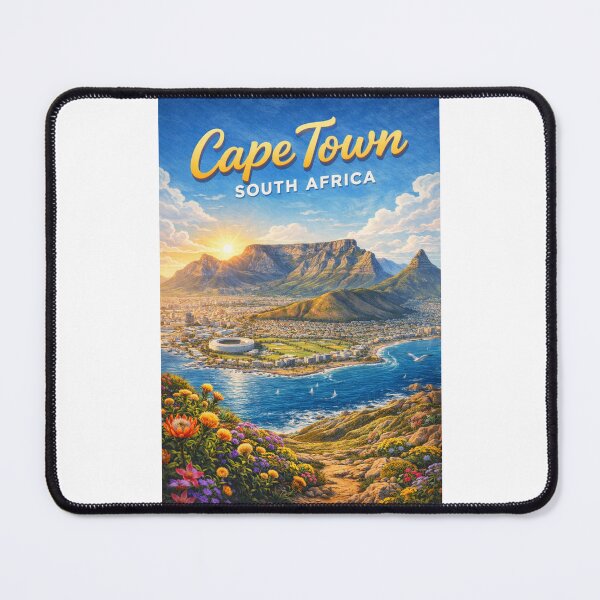 Item preview, Cape Town Sunrise with Table Mountain, Lion’s Head, and V&A Waterfront designed and sold by Places On Earth.