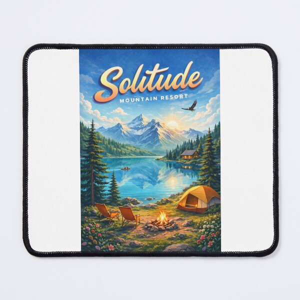Item preview, Solitude Mountain Resort Lakefront Campground and Wasatch Peaks designed and sold by Places On Earth.
