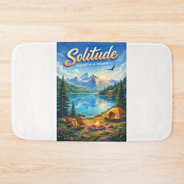 Item preview, Solitude Mountain Resort Lakefront Campground and Wasatch Peaks designed and sold by Places On Earth.