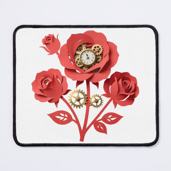 Item preview, Unique Steampunk Rose Art designed and sold by Marcu Ioachim.