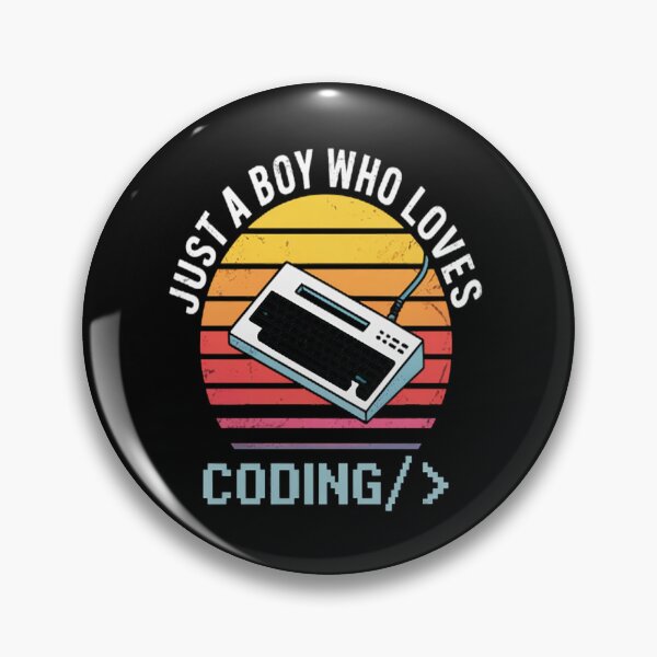 Item preview, Just A Boy Who Loves Coding Computer designed and sold by LacostCarl.