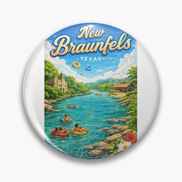 Item preview, New Braunfels Guadalupe River Float near Comal County Fairgrounds designed and sold by Places On Earth.