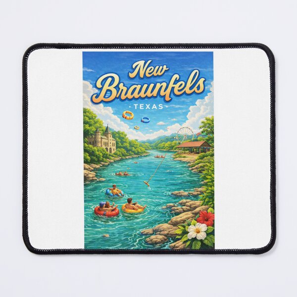 Item preview, New Braunfels Guadalupe River Float near Comal County Fairgrounds designed and sold by Places On Earth.