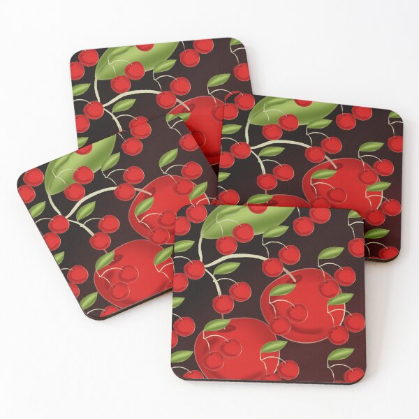 Item preview, Cherry patterns illustration  designed and sold by kerissfantasyart .
