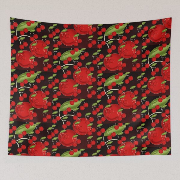 Item preview, Cherry patterns illustration  designed and sold by kerissfantasyart .