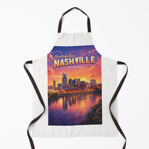Item preview, Nashville Skyline Sunset with Cumberland River and AT&T Building designed and sold by Places On Earth.