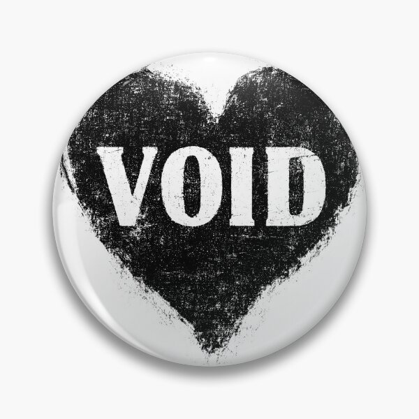 Item preview, Void Heart – Dark Grunge Anti Love Design designed and sold by VilnaArtPrints.