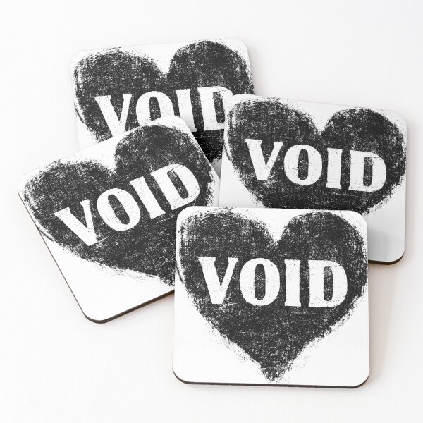 Item preview, Void Heart – Dark Grunge Anti Love Design designed and sold by VilnaArtPrints.