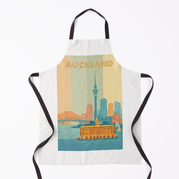 Item preview, Auckland Waterfront Skyline with Sky Tower and Ferry Building designed and sold by Places On Earth.