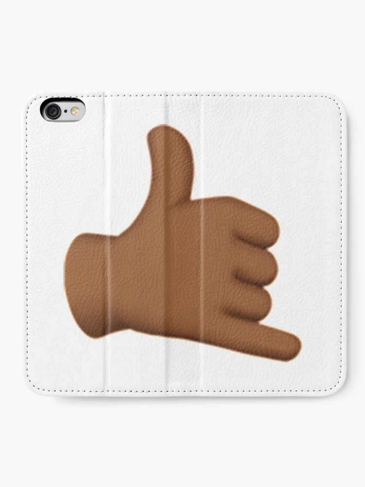 Hang Loose Emoji iPhone Wallet for Sale by emojiqueen | Redbubble