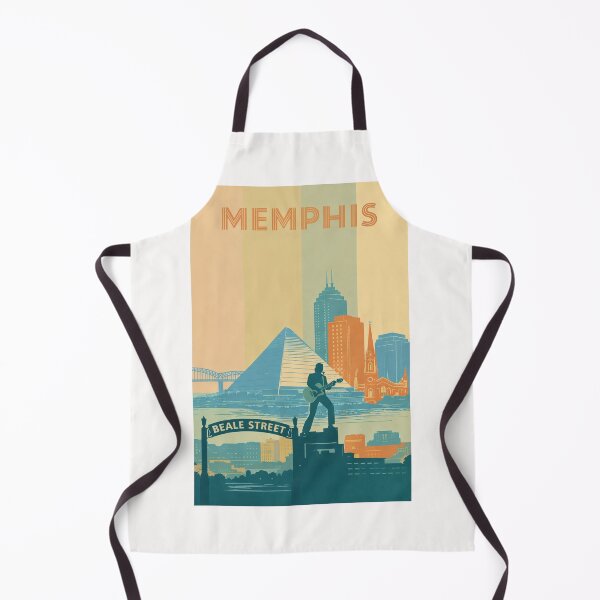 Item preview, Memphis Skyline with Beale Street and Mississippi River Views designed and sold by Places On Earth.