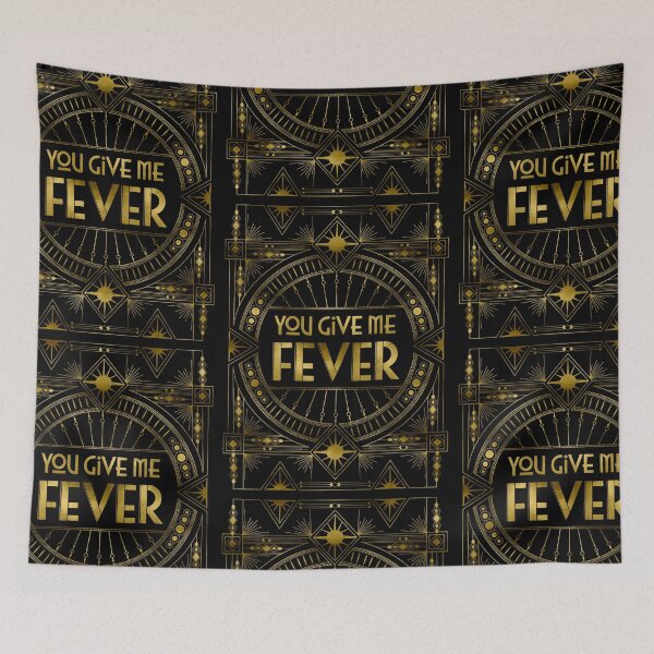 Item preview, Passion. Love. You Give Me Fever. Art deco. Gold. designed and sold by Sandra Brezina.