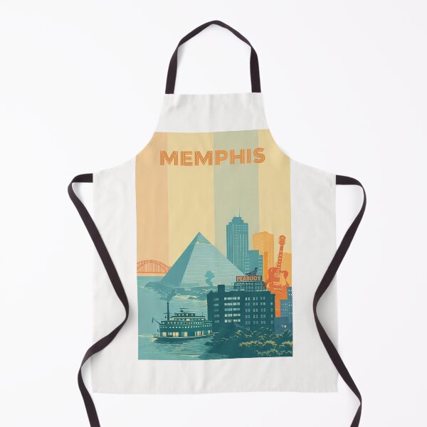 Item preview, Memphis Riverfront with Peabody Hotel and Mississippi Paddleboat designed and sold by Places On Earth.