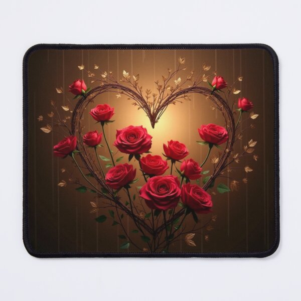 Item preview, Corazón romántico de rosas designed and sold by Pulse Of Africa.