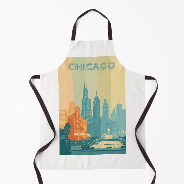 Item preview, Chicago Theater and Skyline with Buckingham Fountain View designed and sold by Places On Earth.