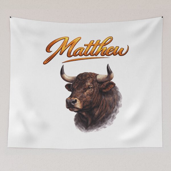 Item preview, Matthew Bull Zodiac — Strength and Stability of the Chinese Ox designed and sold by AlexLineArt.