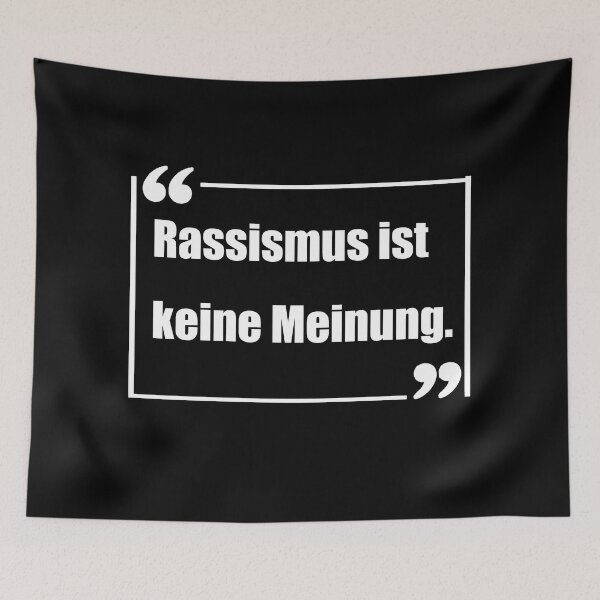 Item preview, Racism is not an opinion – period. designed and sold by Sunset Syndicate.
