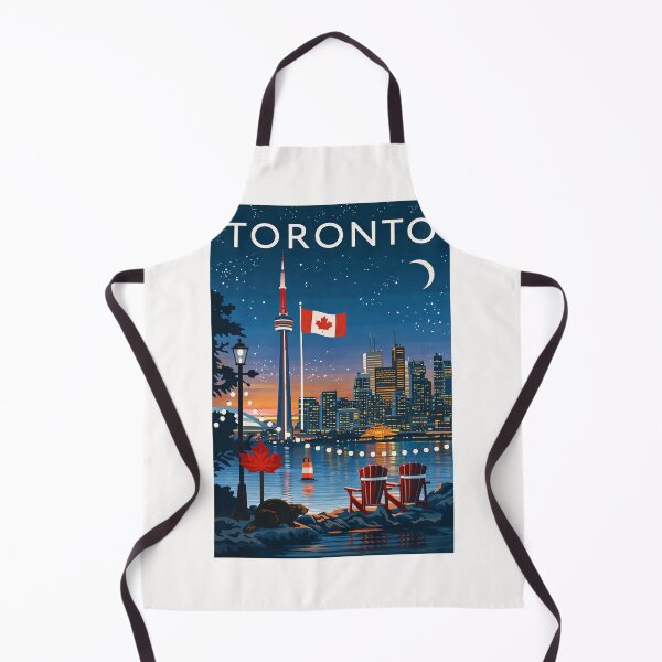 Item preview, Toronto Waterfront with CN Tower, Canadian Flag and Skyline View designed and sold by Places On Earth.