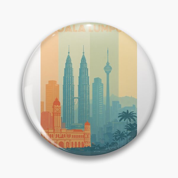 Item preview, Kuala Lumpur Skyline with Petronas Towers and Sultan Abdul Samad Building designed and sold by Places On Earth.