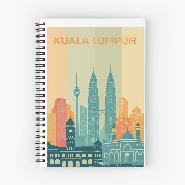 Item preview, Kuala Lumpur Cityscape with Petronas Towers and Masjid Jamek designed and sold by Places On Earth.